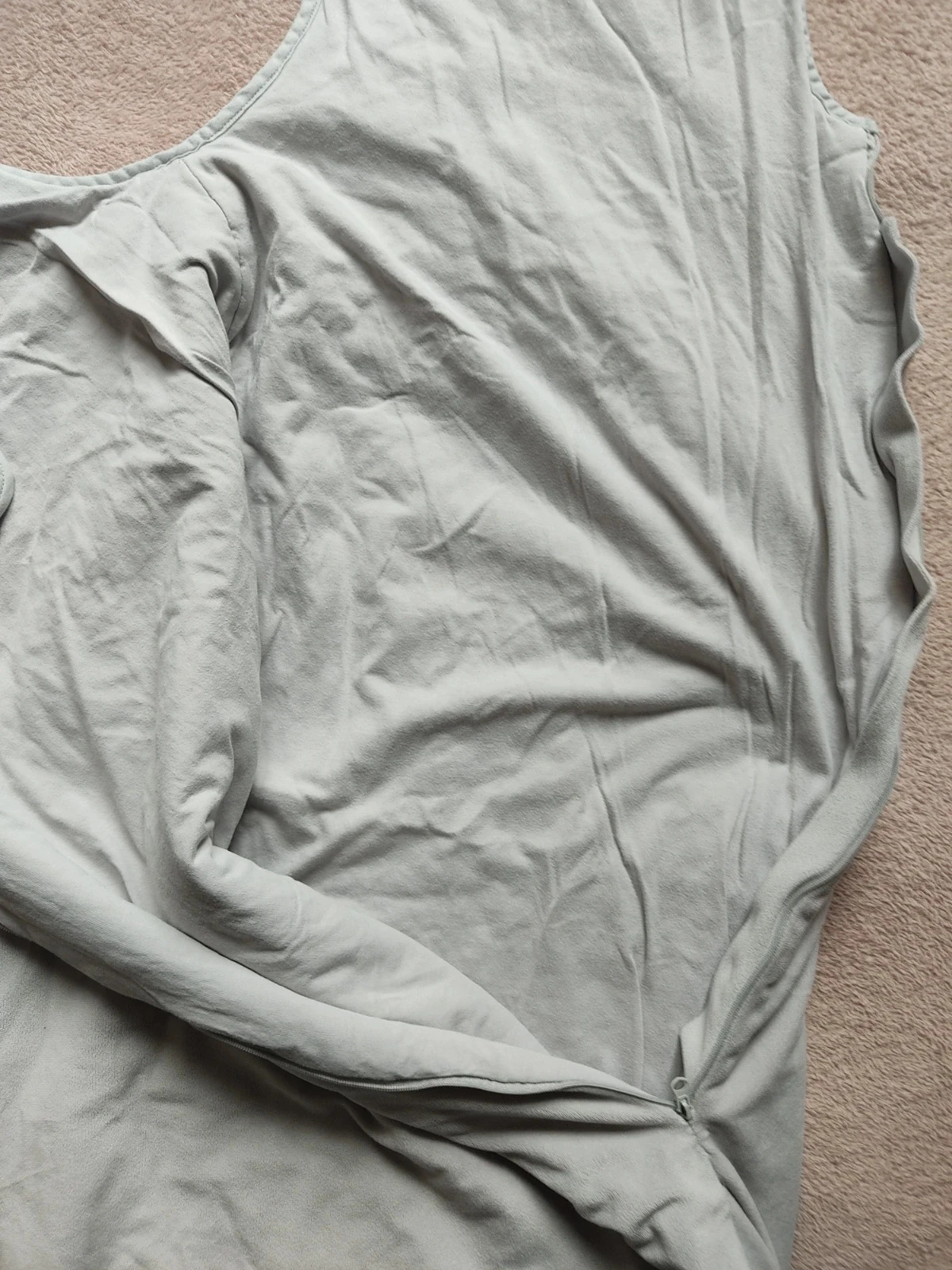 Grey velvet sleeping bag Boîte À Malices - Size 90/110 cm - Very good condition – photo 8